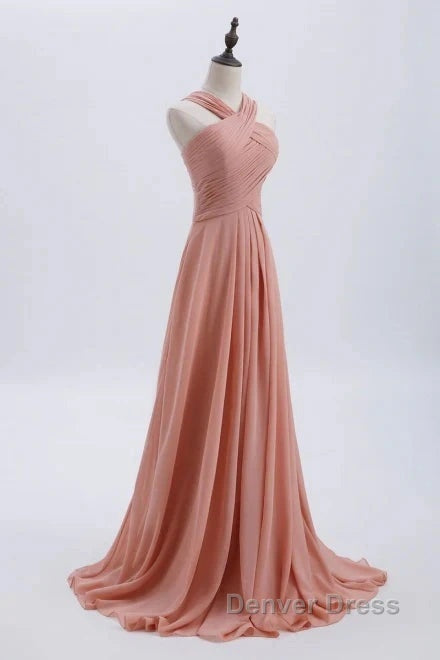 Glam Blush Pink Prom & Wedding Dresses-Sweet 16 Chiffon Evening Gown For Graduation & Quinceanera Secondary image