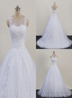 Glam White Tulle Puffy Ball Gowns Prom Dresses, Sweetheart 16 Gowns