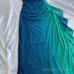 Glitter Blue Sweetheart Neck Bodycon Dress Ruffled Party Dress Spaghetti Strap Evening Dress
