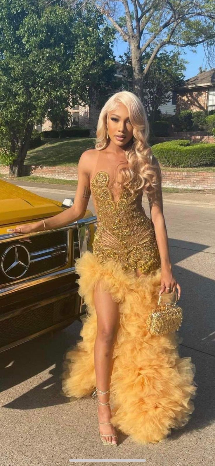 Gold Prom Dresses Prom Gown Secondary image
