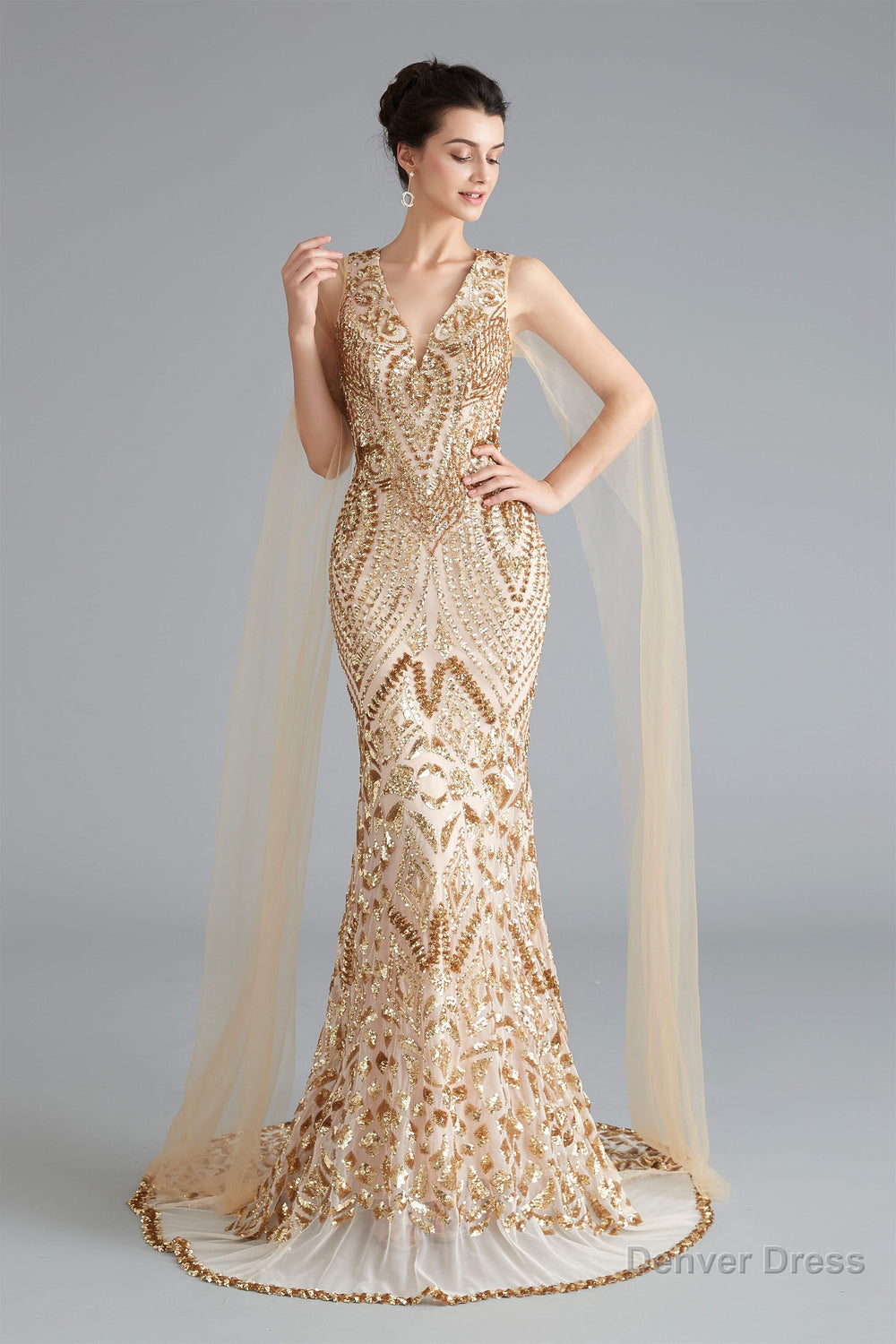 Homecoming Dresses Simpl, Sequin Beauty Pageant Prom Dresses in Sleek Mermaid Style