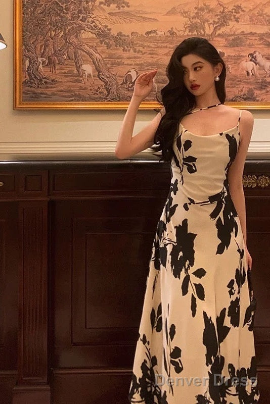 Gorgeous A Line Spaghetti Straps Black Date Night Dress Prom Dresses Birthday Outfit Secondary image