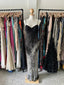 Gorgeous Black And Gray Gradient Beaded Chiffon Long Prom Dresses Evening Dresses