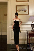 Gorgeous Mermaid Off The Shoulder Black Date Night Dress Prom Dresses Birthday Outfits