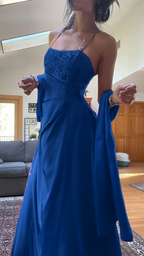 Gorgeous Pink A Line Beaded Prom Dresses Long Prom Gowns