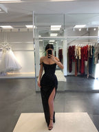 Gorgeous Prom Dress,Sequin Prom Dress,Long Prom Gown,Black Prom Dresses