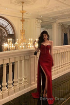 Gorgeous Sheath Sweetheart Red Sleeveless Date Night Dress Prom Dresses Birthday Outfits