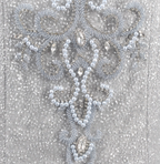 Gorgeous Silver Mermaid Off-The-Shoulder Beaded Sparkly Tulle Train Prom Dresses Evening Dresses