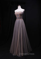 Gorgeous Tulle Sweetheart Long Prom Dresses, New Party Dresses