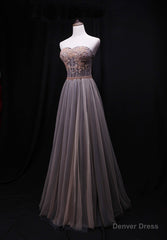 Gorgeous Tulle Sweetheart Long Prom Dress, New Party Dress