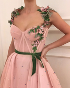 Gorgeous Unique Prom Dress,A-Line Prom Dress,Tulle Prom Dresses