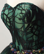 Stylish Tulle Lace Short Prom Dresses, Cute Evening Dresses