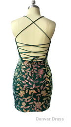 Cute Bodycon V Neck Blue Lace Homecoming Dresses