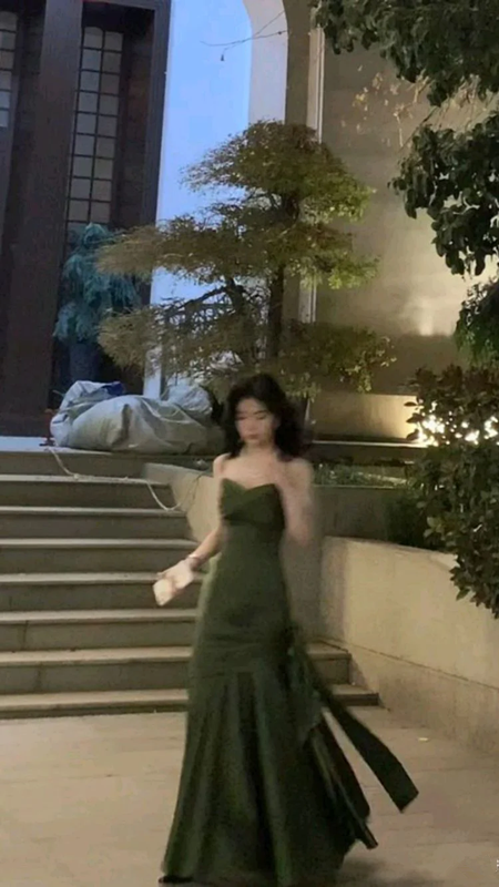 Green Long Dress Prom Dress