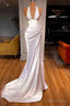 Halter V Neck Mermaid Prom Dresses
