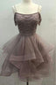 Homecoming Dress, Beaded A Line Cocktail Dresses