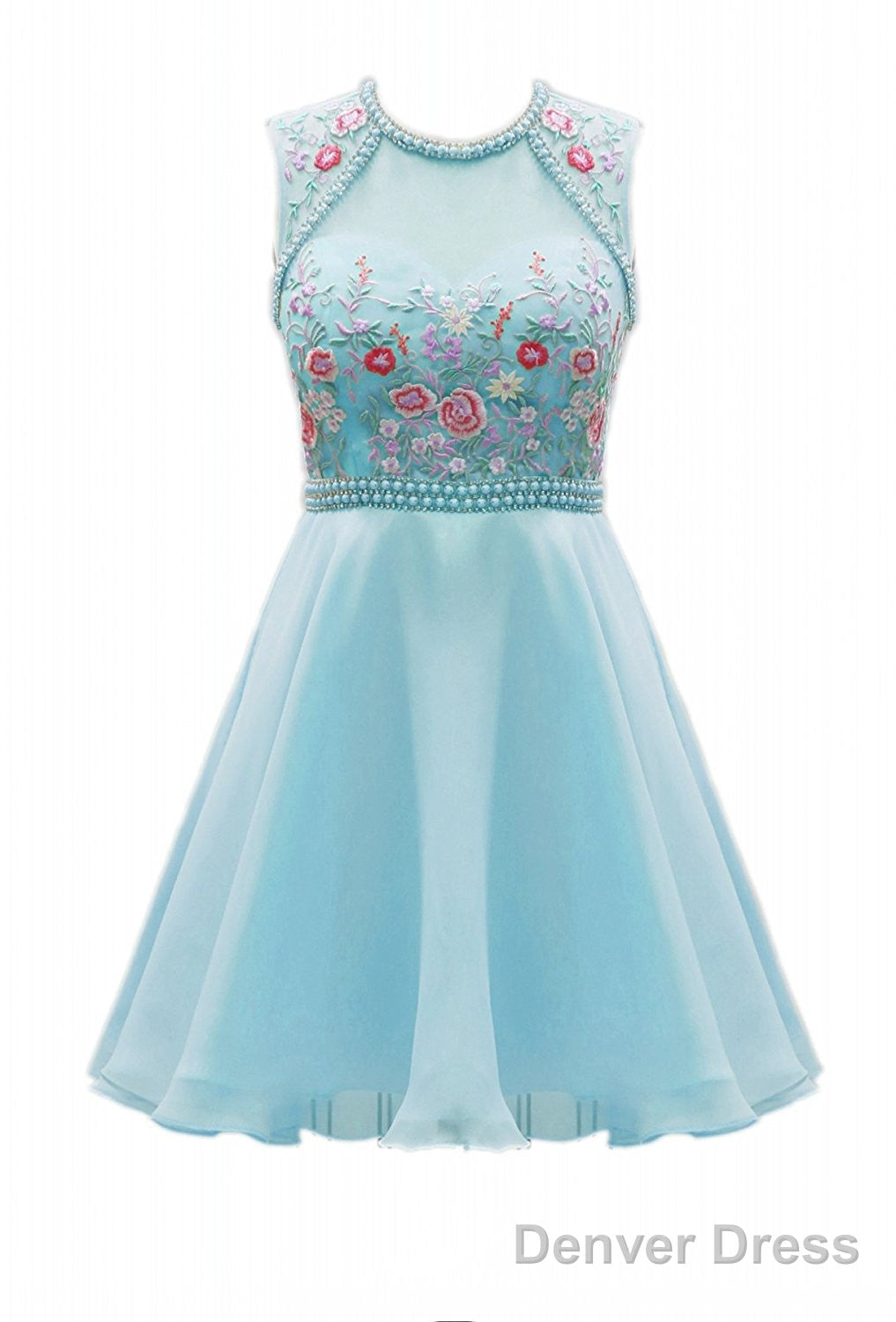 Homecoming Dresses Pink Beadings