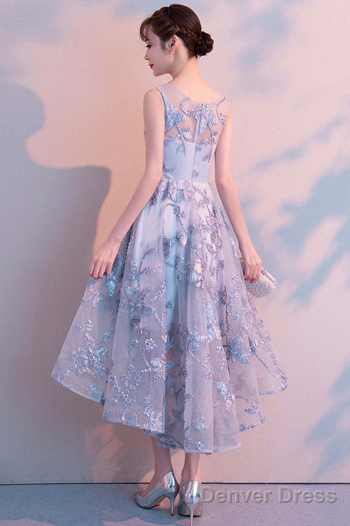 Homecoming Dress Cute Tulle High Low Short Dress Fashion Dresses