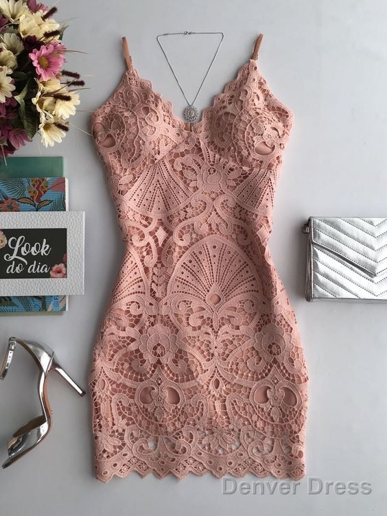 Homecoming Dresses Short Lace Dress