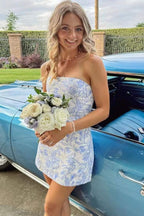 Homecoming Dress Short Prom Dress Cocktail Dress Strapless Short Homecoming Dresses