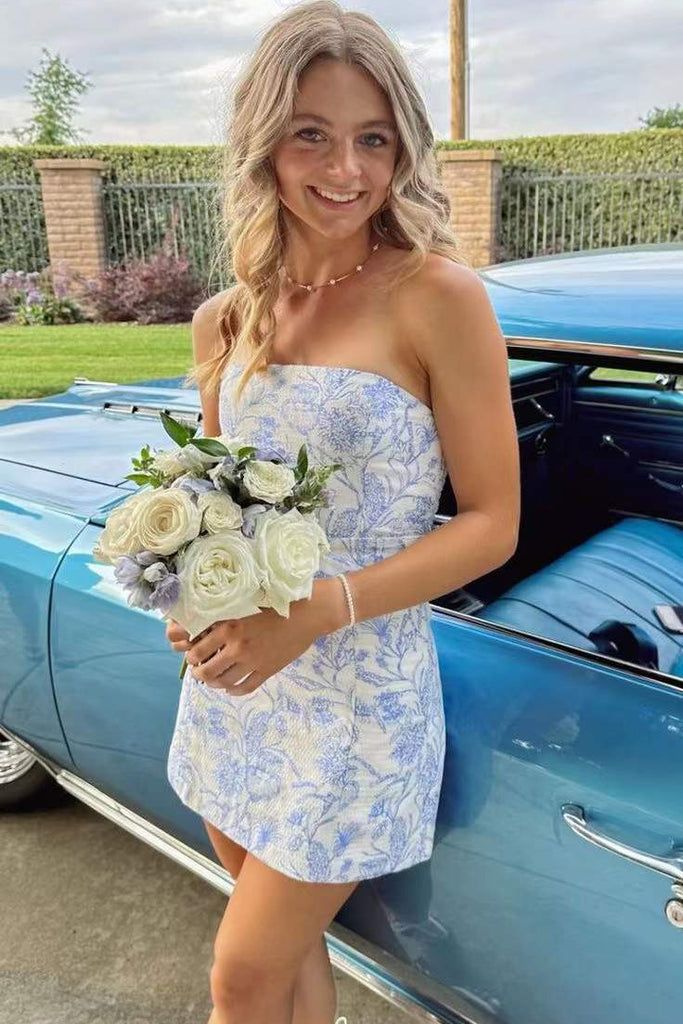 Homecoming Dress Short Prom Dress Cocktail Dress Strapless Short Homecoming Dresses