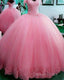 Hot Ball Gowns Lace Quinceanera Dress Tulle Appliques Off Shoulder Prom Dresses