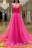Hot Pink Prom Dresses Long  Formal Dresses, Evening Dresses, Dance Dresses