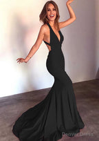 Jersey Prom Dresses Trumpet Mermaid Sleeveless Court Train