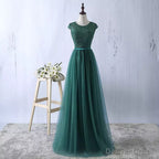 Lace and Tulle Bridesmaid Dress, Elegant Formal Dress