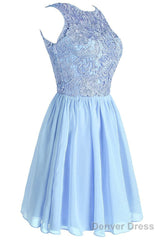 Lace Bridesmaid Formal Short Homecoming Dress