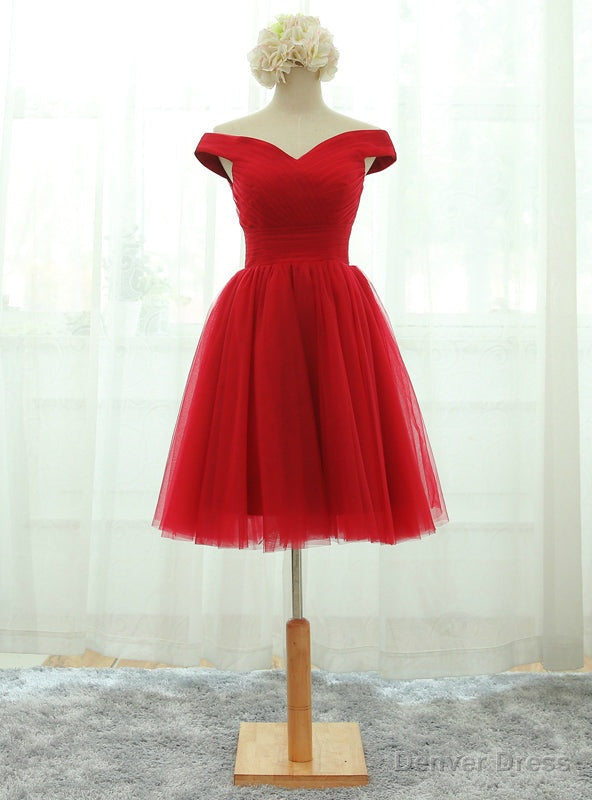 Lace up Homecoming Dress Red Prom Dress Short Prom Dresses Main image