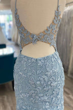 Light Blue Lace Homecoming Dress Dinner Dresses Prom Short