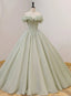 Light Green Ball Gowns Beaded Sweet 16 Dress Green Prom Dress Prom Dress shops