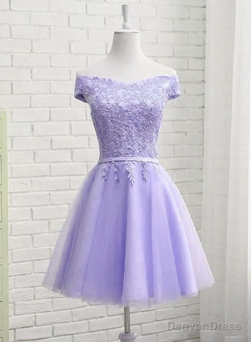 Light Purple Short New Style Homecoming Dress,New Party Dresses Main image