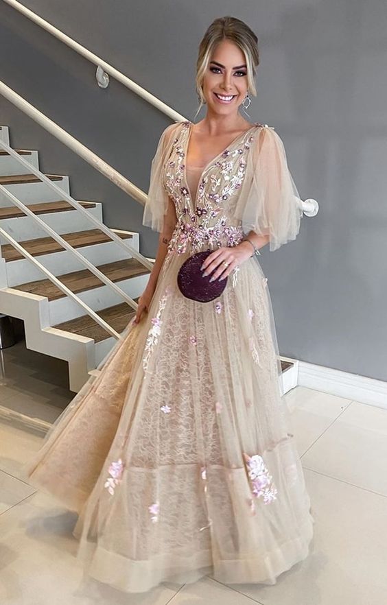 Long Prom Dress Fashion Dance Dress Winter Prom Dresses Secondary image