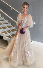 Long Prom Dress Fashion Dance Dress Winter Prom Dresses