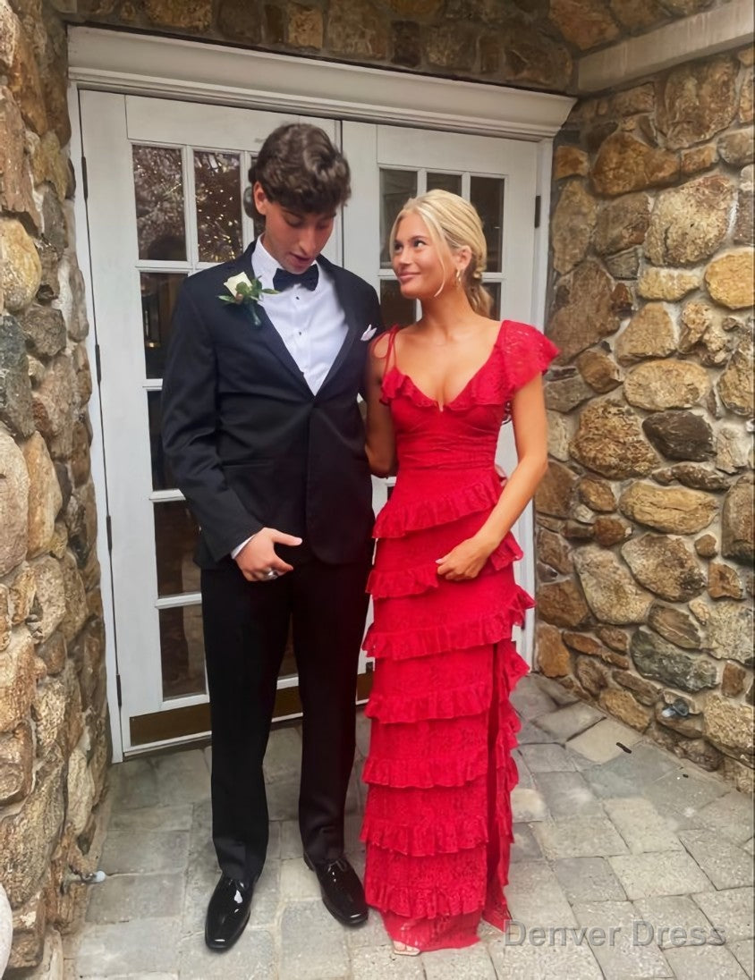 long red prom Dresses
