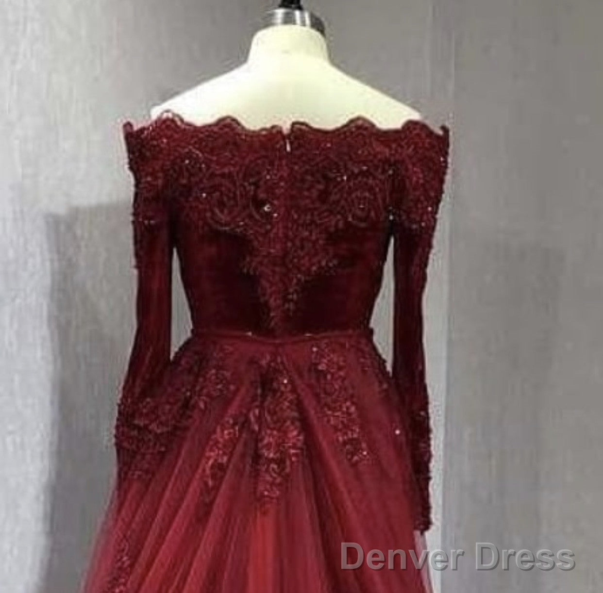 Long Sleeves Velvet Mermaid Prom Dresses Detachable Skirt