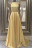 Long Yellow Prom Dresses For Women Formal Dresses Evening Gowns