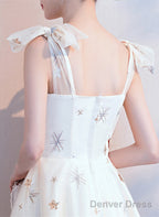 Lovely Ivory Short Party Dress Homecoming Dress, Ivory Simple Short Prom Dress