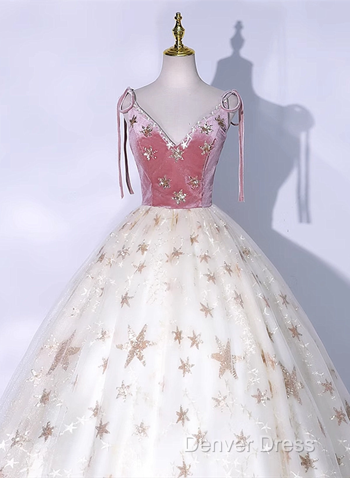 Lovely Ivory Tulle Ball Gowns Straps Prom Dress, Ivory Sweet 16 Dress Prom Dresses