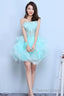 Lovely Mint Green Tulle Short Prom Dress Prom Dress, Cute Short Homecoming Dresses