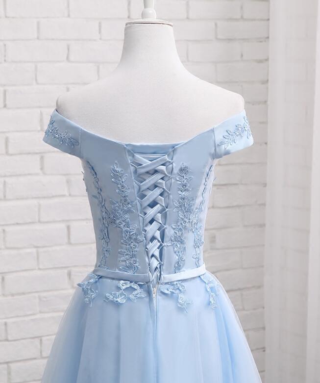 Lovely Off Shoulder Short Prom Dress, Cute Homecoming Dresses