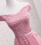 Lovely Off Shoulder Short Prom Dress, Cute Homecoming Dresses
