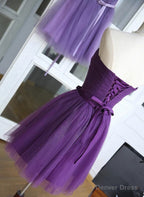 Lovely Purple Homecoming Dress , Cute Prom Dresses