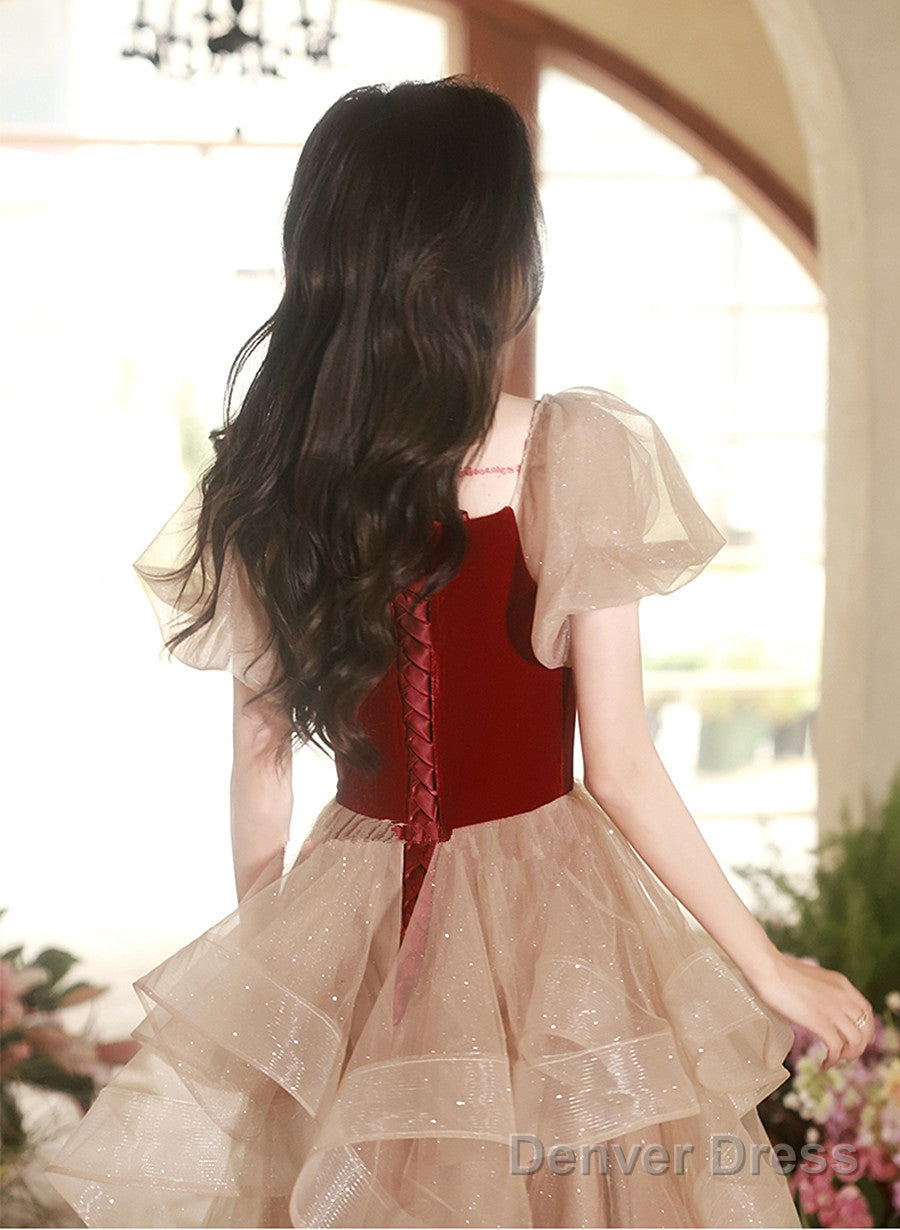 Lovely Short Sweetheart Beaded Party Dress,  Cute Short Graduation Dress