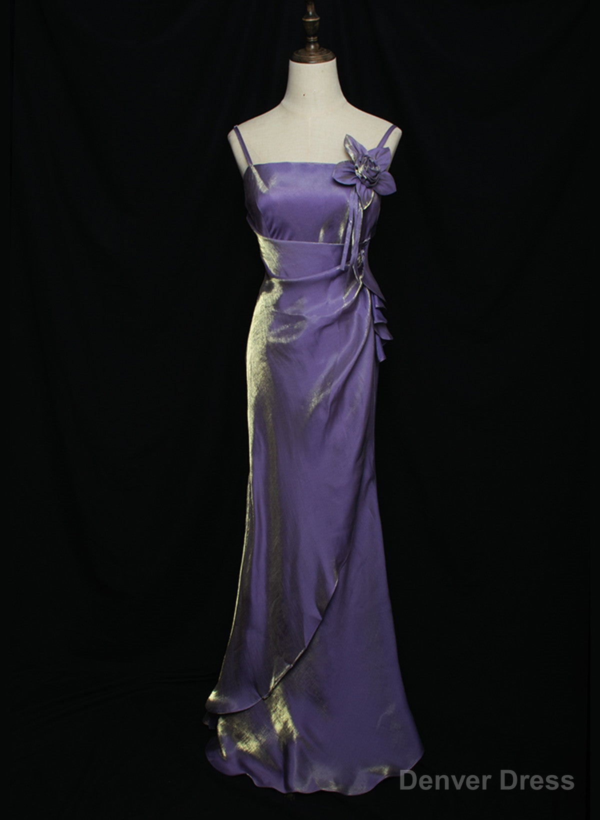 Lovely Straps Simple Long Prom Dress, Vintage Style Floor Length Prom Dresses Main image