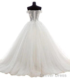 Lovely Tulle Ball Gown Sweetheart Lace Applique Formal Dress, Quinceanera Dresses