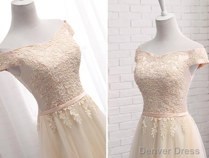 Lovely Tulle Cap Sleeves Party Dresses, Bridesmaid Dress for Sale Secondary image