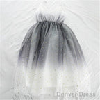 Lovely Tulle Gradient Cute Straps Women Dress, New Fashion Dress